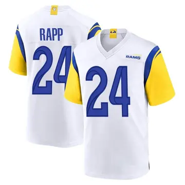 Youth Nike Los Angeles Rams Taylor Rapp White Jersey - Game