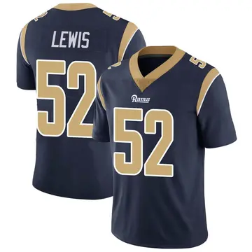 Youth Nike Los Angeles Rams Terrell Lewis Navy Team Color Vapor Untouchable Jersey - Limited