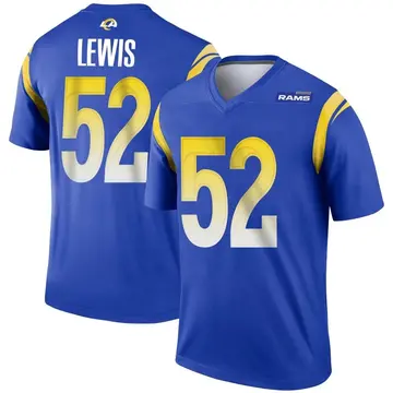 Youth Nike Los Angeles Rams Terrell Lewis Royal Jersey - Legend