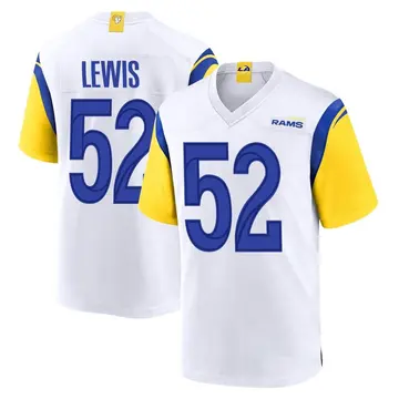 Youth Nike Los Angeles Rams Terrell Lewis White Jersey - Game