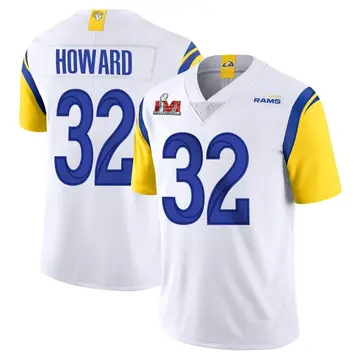 Youth Nike Los Angeles Rams Travin Howard White Vapor Untouchable Super Bowl LVI Bound Jersey - Limited