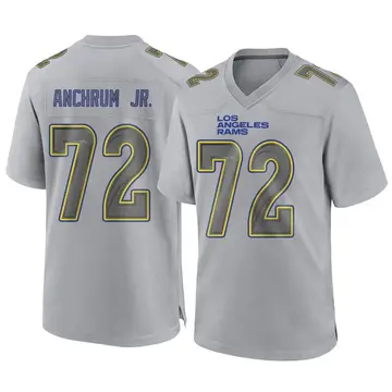 Youth Nike Los Angeles Rams Tremayne Anchrum Jr. Gray Atmosphere Fashion Jersey - Game