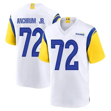 Youth Nike Los Angeles Rams Tremayne Anchrum Jr. White Jersey - Game