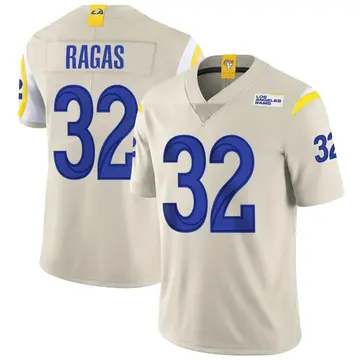 Youth Nike Los Angeles Rams Trey Ragas Bone Vapor Jersey - Limited