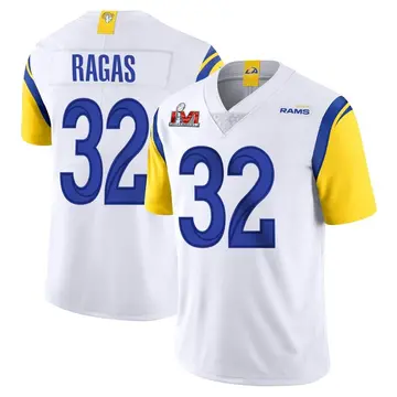 Youth Nike Los Angeles Rams Trey Ragas White Vapor Untouchable Super Bowl LVI Bound Jersey - Limited