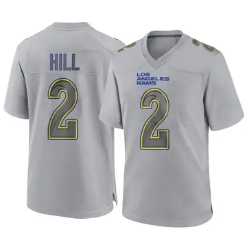 Youth Nike Los Angeles Rams Troy Hill Gray Atmosphere Fashion Jersey - Game