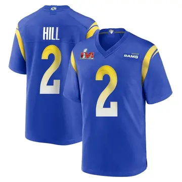 Youth Nike Los Angeles Rams Troy Hill Royal Alternate Super Bowl LVI Bound Jersey - Game