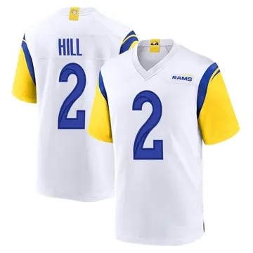 Youth Nike Los Angeles Rams Troy Hill White Jersey - Game