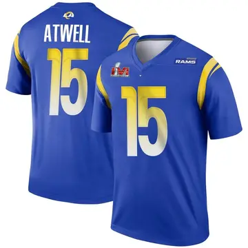 Youth Nike Los Angeles Rams Tutu Atwell Royal Super Bowl LVI Bound Jersey - Legend