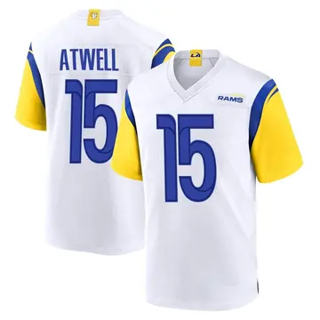 Youth Nike Los Angeles Rams Tutu Atwell White Jersey - Game