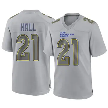 Youth Nike Los Angeles Rams Tyler Hall Gray Atmosphere Fashion Jersey - Game