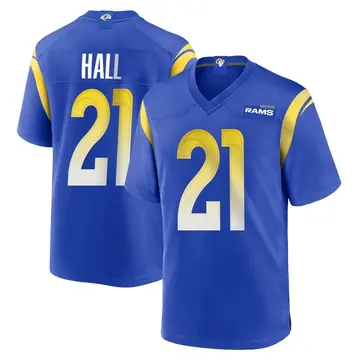 Youth Nike Los Angeles Rams Tyler Hall Royal Alternate Jersey - Game