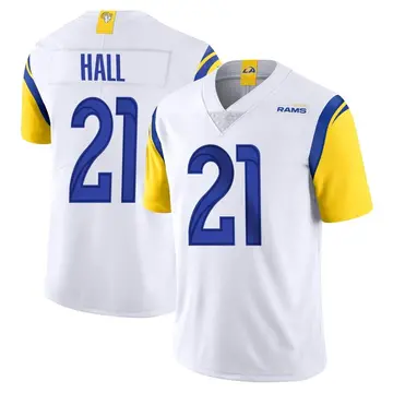 Youth Nike Los Angeles Rams Tyler Hall White Vapor Untouchable Jersey - Limited