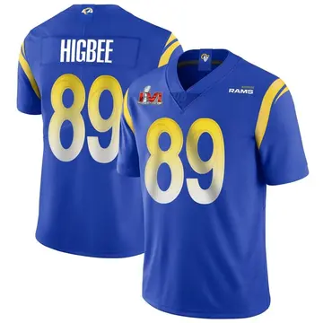 Youth Nike Los Angeles Rams Tyler Higbee Royal Alternate Vapor Untouchable Super Bowl LVI Bound Jersey - Limited