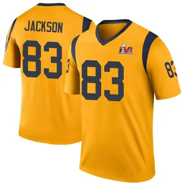 Youth Nike Los Angeles Rams Warren Jackson Gold Color Rush Super Bowl LVI Bound Jersey - Legend