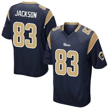 Youth Nike Los Angeles Rams Warren Jackson Navy Team Color Jersey - Game