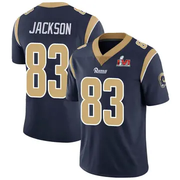 Youth Nike Los Angeles Rams Warren Jackson Navy Team Color Vapor Untouchable Super Bowl LVI Bound Jersey - Limited