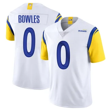 Youth Nike Los Angeles Rams Wyatt Bowles White Vapor Untouchable Jersey - Limited