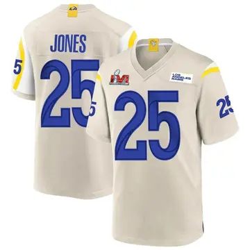 Youth Nike Los Angeles Rams Xavier Jones Bone Super Bowl LVI Bound Jersey - Game