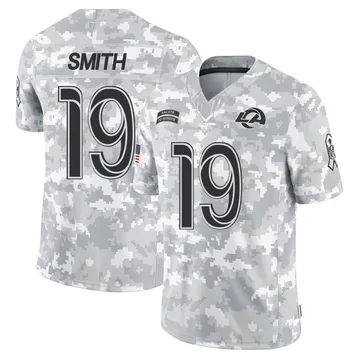 Youth Nike Los Angeles Rams Xavier Smith Arctic Camo 2024 Salute to Service Jersey - Limited