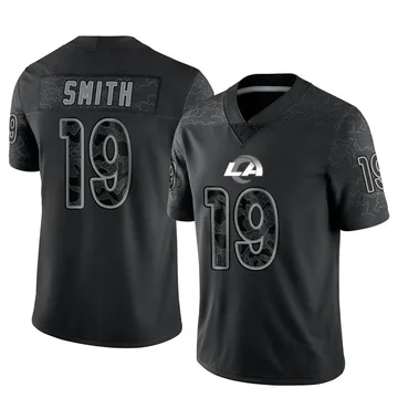 Youth Nike Los Angeles Rams Xavier Smith Black Reflective Jersey - Limited