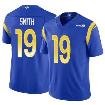 Youth Nike Los Angeles Rams Xavier Smith Royal Vapor F.U.S.E. Jersey - Limited